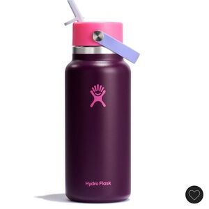 Hydro Flask 32oz Wide Mouth Flex Straw
Water Bottle Sugar Plum